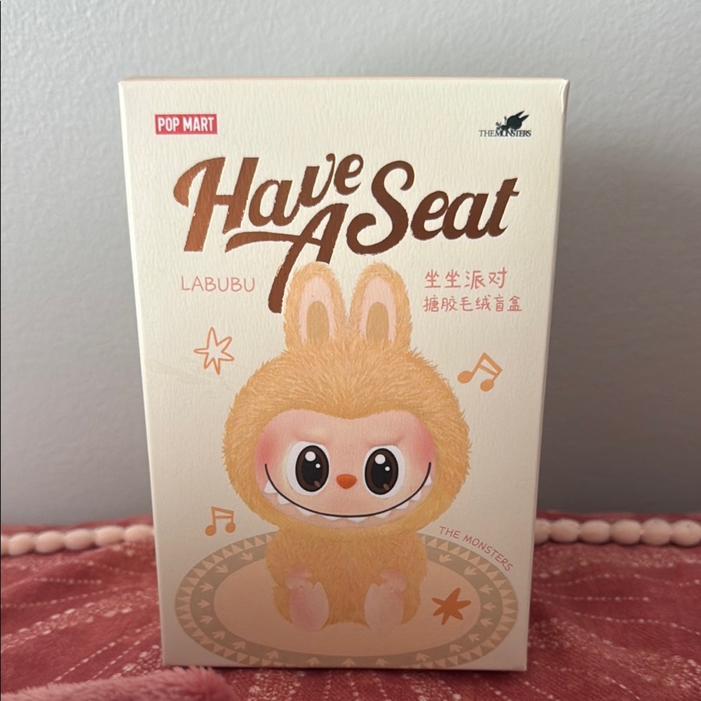 HEHE Unopened Have A Seat Labubu